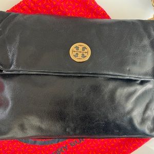Tory Burch Leather Dena Messenger Bag with dust bag